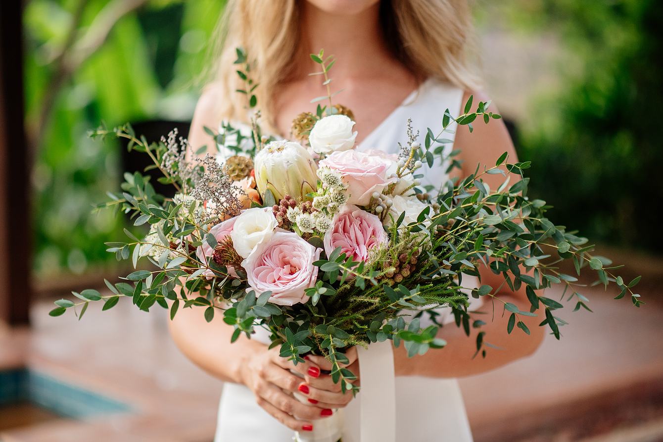Brautstrauss zur Hochzeit in Thailand