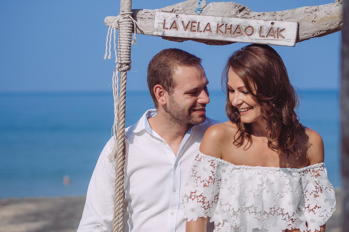 Fotograf La Vela - Ein Flitterwochenpärchen am Strand