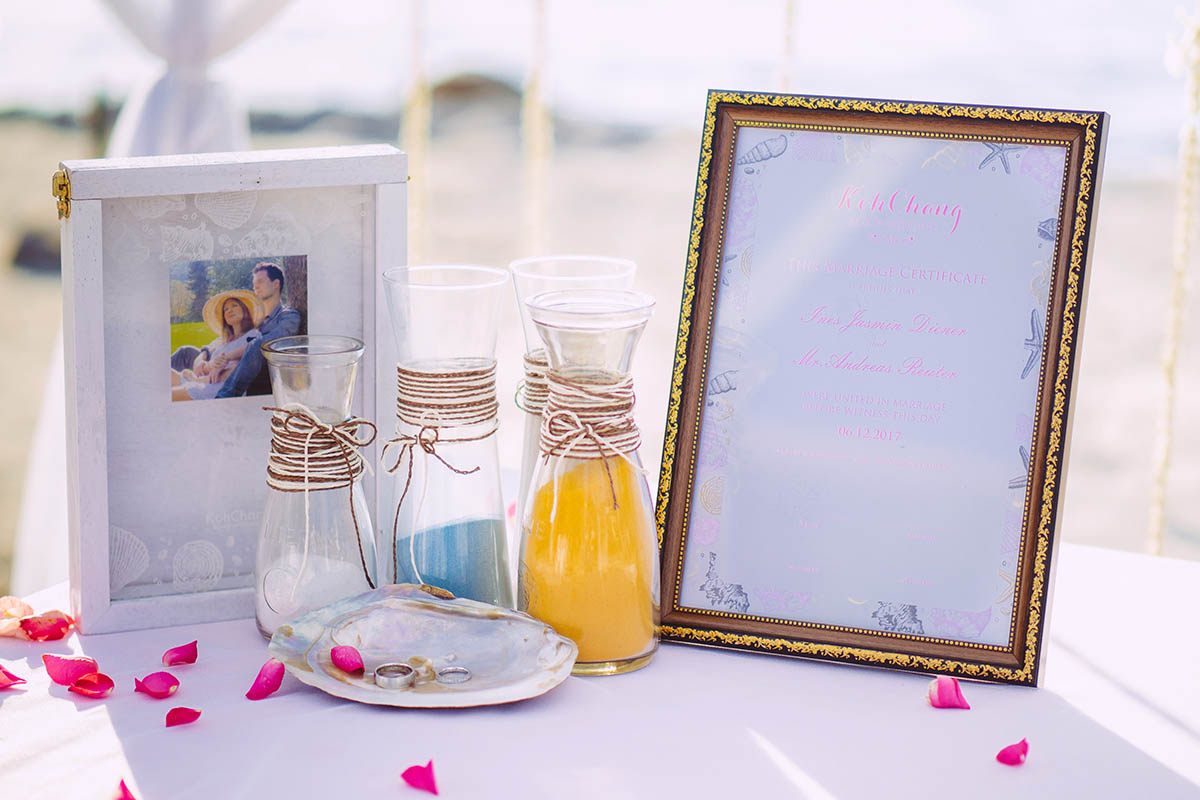 Sand Ceremony Wedding – Picture Frame for the Sand Ceremony
