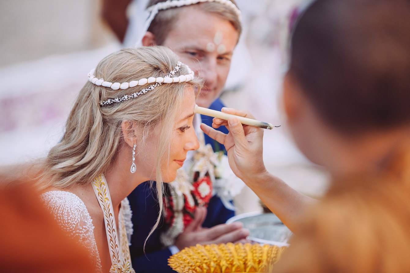 Buddhist wedding ceremony Thailand