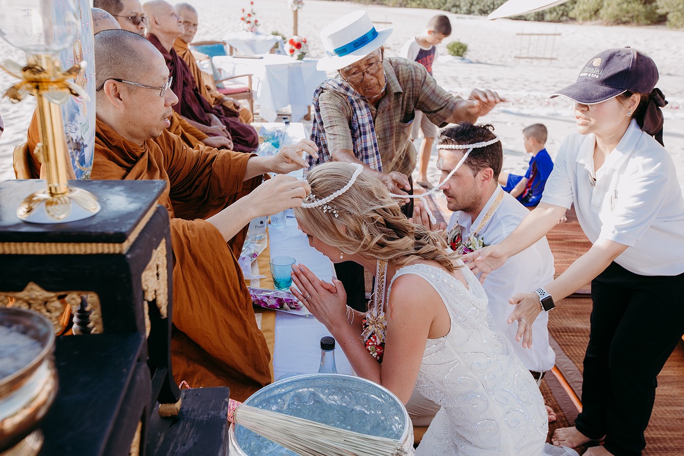 Buddhist Blessing in Thailand