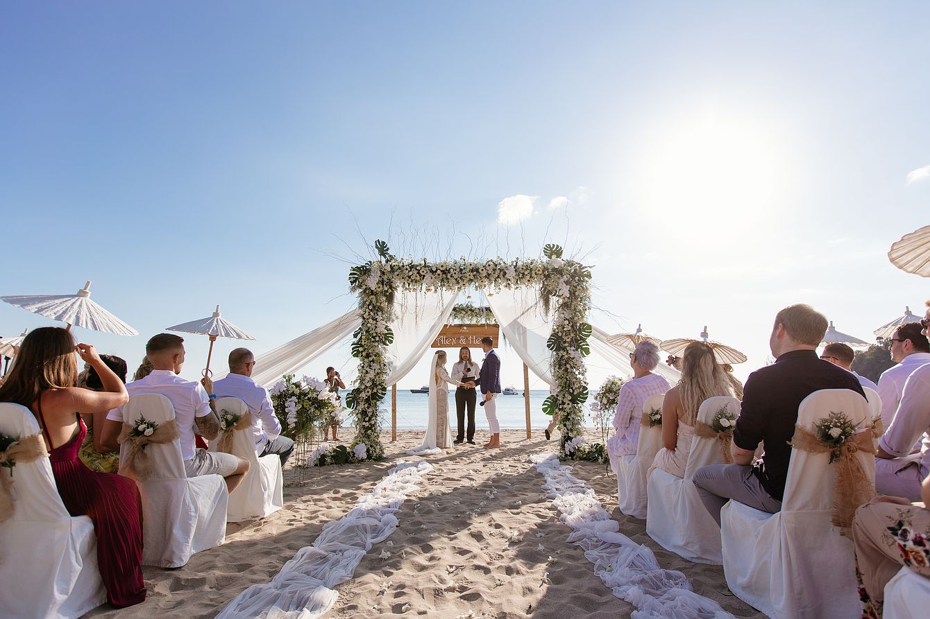 Heiraten auf Koh Lanta. Strandhochzeit