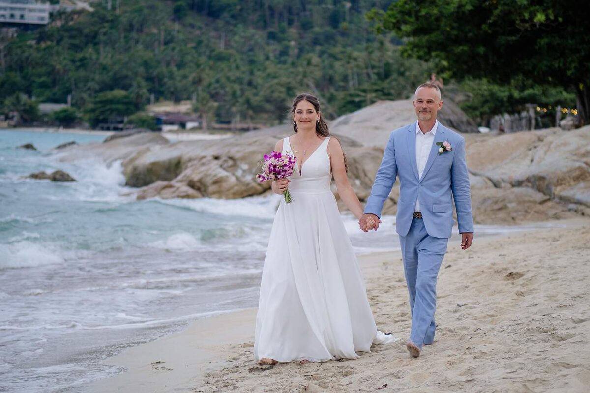 Wedding Photo Shooting New Star Beach Resort Koh Samui